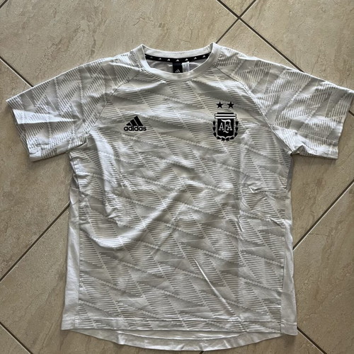 Adidas Argentina AFA Training Shirt, White/Grey, Size M
