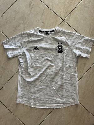 Adidas Argentina AFA Training Shirt, White/Grey, Size M
