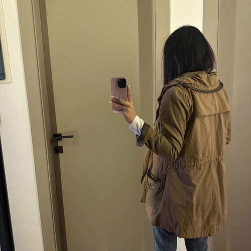 Jacket Zara used, brown, size S