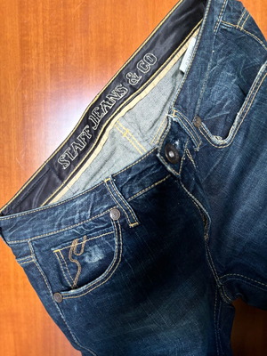 Τζιν Staff αφόρετο σε διαχρονικό μπλε σχέδιο No 29