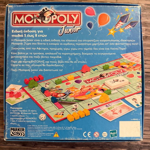 Monopoly Junior board game like new