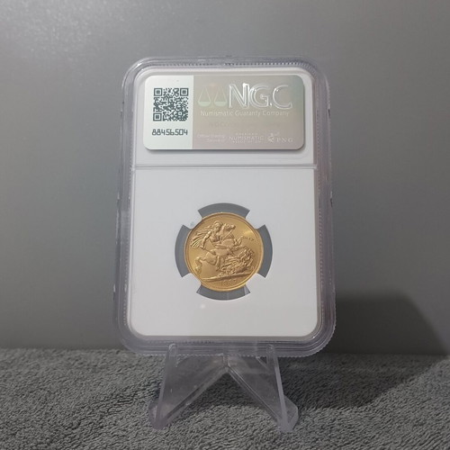 Χρυσή λίρα Αγγλίας 1957 MS64 NGC καινούργιο