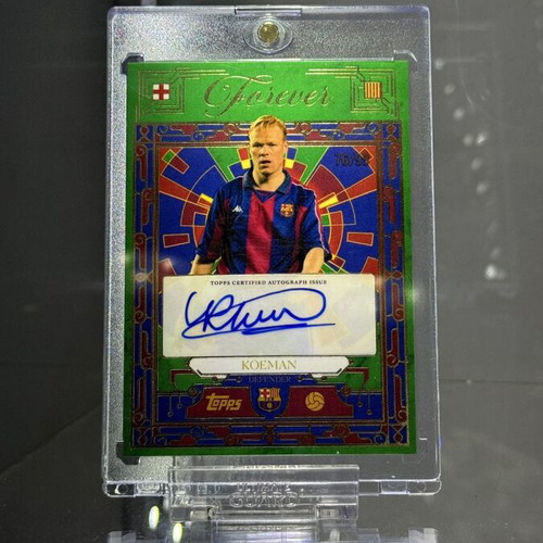 Koeman Topps Forever On-Card Autograph numbered 76/99, like new