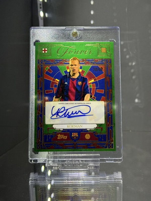 Koeman Topps Forever On-Card Autograph numbered 76/99, like new