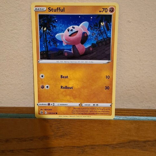 Pokemon Card Stufful like new
