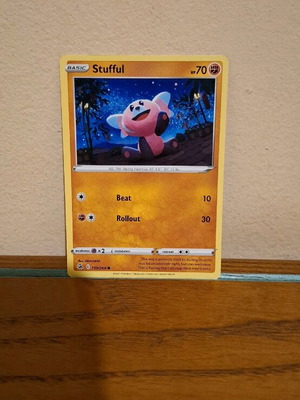 Pokemon Card Stufful like new
