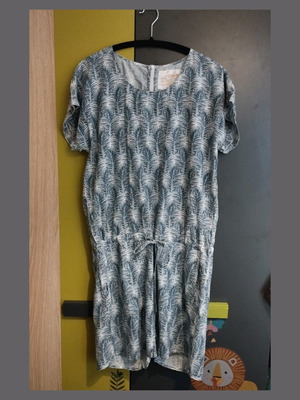 Women's cotton beach jumpsuit size S, large fit
