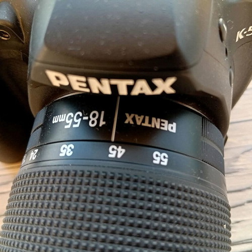 Pentax K-50 digital camera with Pentax 18-55mm zoom lens like new