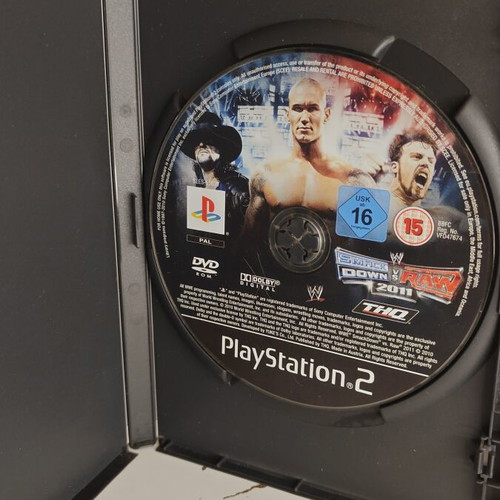 Smackdown Vs Raw 2011 PS2 game used, fighting genre