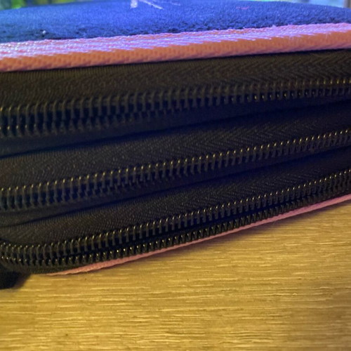 Pencil case like new with gift contents