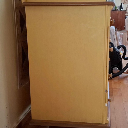 Kitten children's dresser made of solid wood used