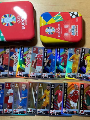 Topps Euro 2024 19 special cards and 2 tin pack new