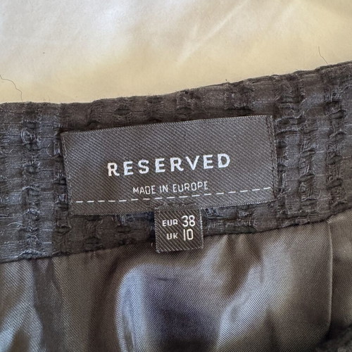 Reserved black mini skirt size 38 medium like new