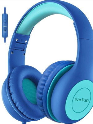 Kids over ear headphones type C wired brand new