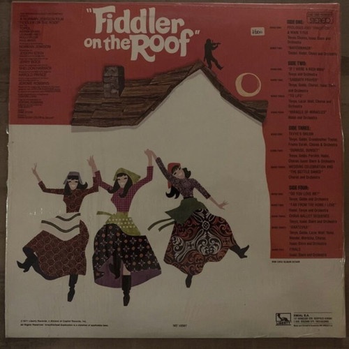 Fiddler on the Roof double vinyl used, soundtrack
