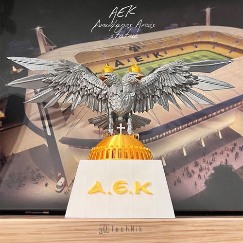 AEK Double-Headed Eagle 3D Printed Statue