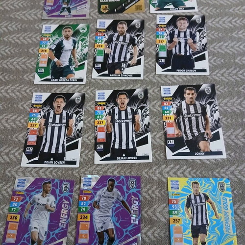 Panini Super League Greece 2024 cards used