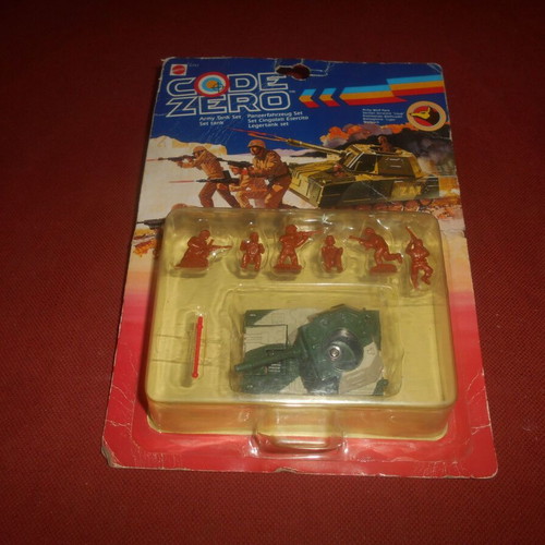 Code Zero Army Tank Set Mattel 1989 used
