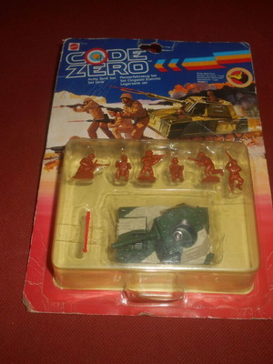 Code Zero Army Tank Set Mattel 1989 used
