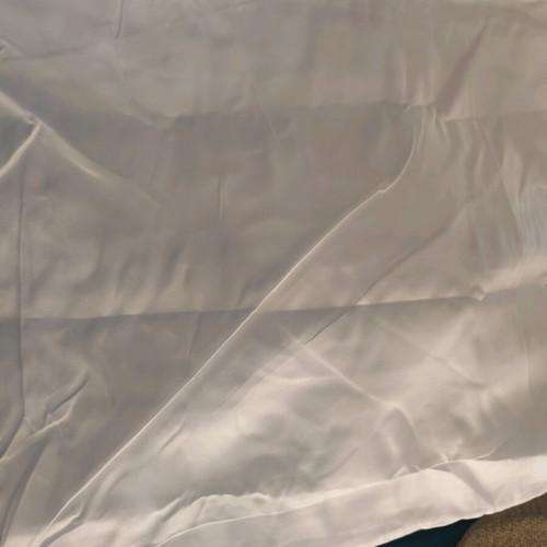 Set of 8 white pillowcases 40x40 cm new