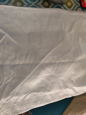 Set of 8 white pillowcases 40x40 cm new