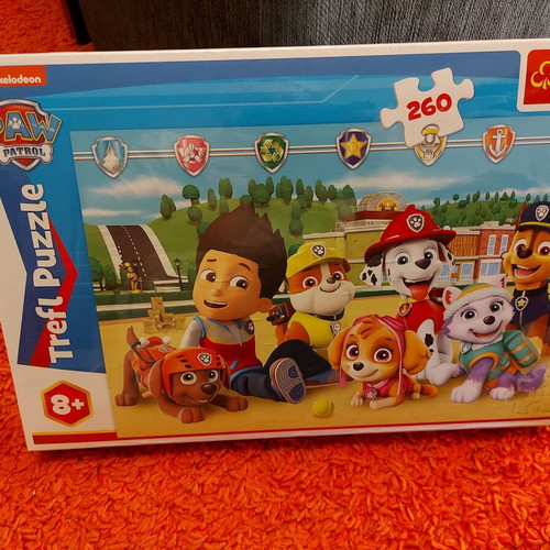 Puzzle Paw Patrol new, 260 pieces, 8+