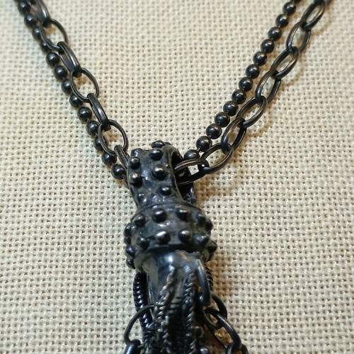 Oxette silver 925 necklace used with crystals