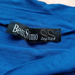 Blue strapless bustier slightly used