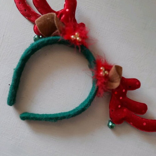 Reindeer headband for pet like new