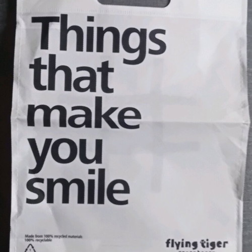 Flying Tiger packaging bag new