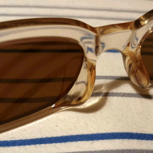 Vintage sunglasses like new, beige with UV protection