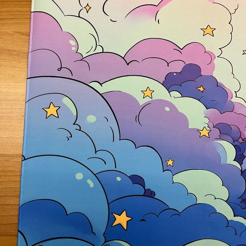 Mouse pad Black Cat on the Clouds new XXL kawaii design