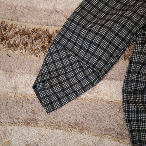 Panteloni-salvari like new one size checkered grey black, thick, 98% cotton