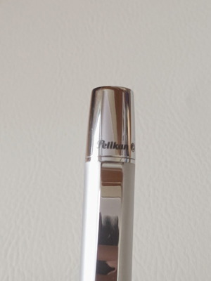 Pelikan metal ballpoint pen, silver color