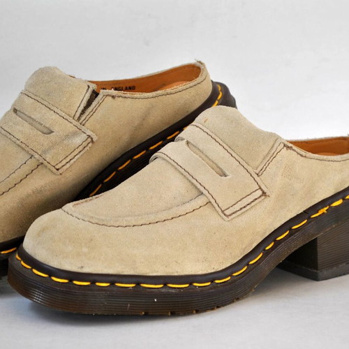 Dr Martens mules sabot boho leather size 37 like new