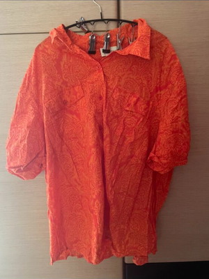 Summer Shirt Jones New York 3XL like new, orange, 100% cotton