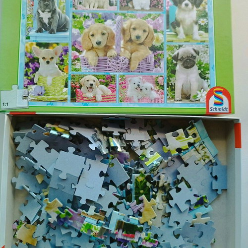 Schmidt Puzzle 56162 Puppies 200 pieces like new