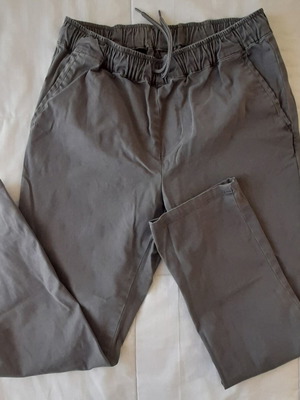 Gray canvas pants used, size S