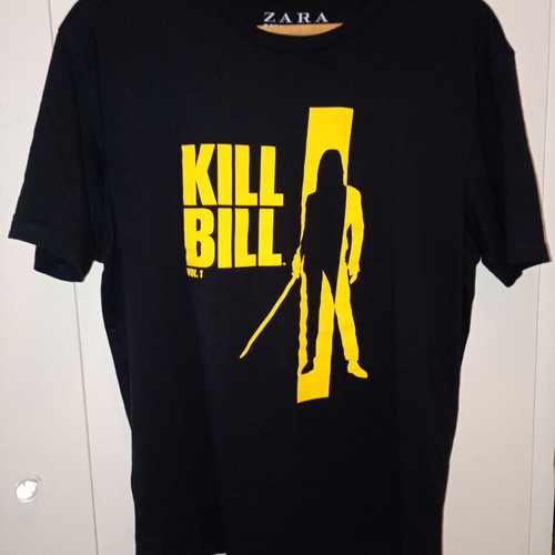 Kill Bill T-shirt Zara new, black and yellow, XL