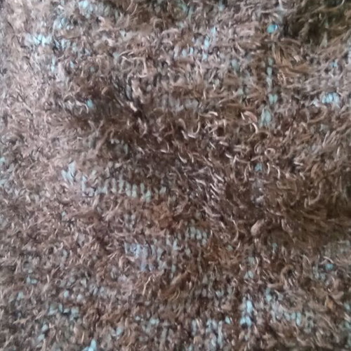 Gate woman knitted winter mini skirt like new, black and blue, size S