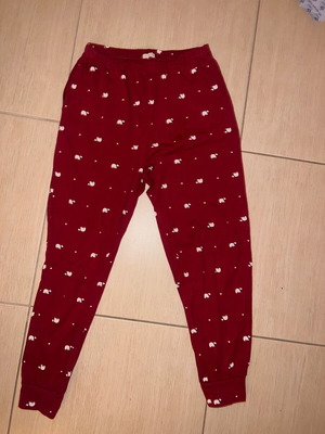 Oysho pajama pants red like new, size S