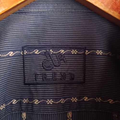 DUR striped cotton shirt like new without tags, size M