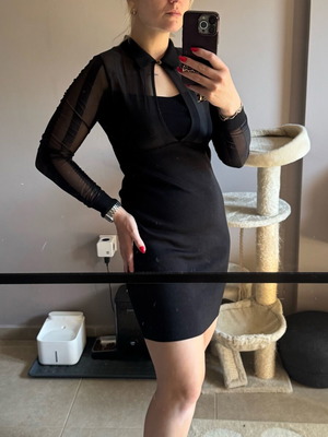 Morgan dress used, size M, black