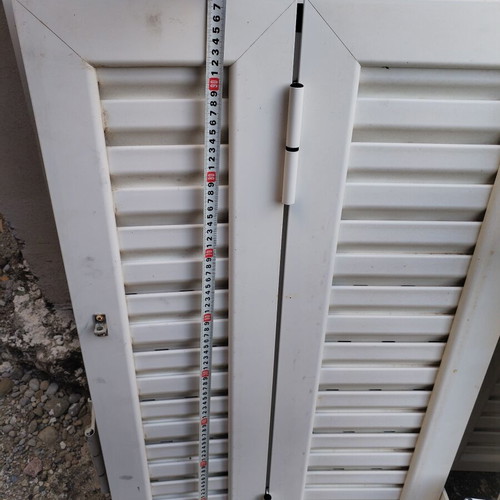 Aluminum shutters like new, complete without frame