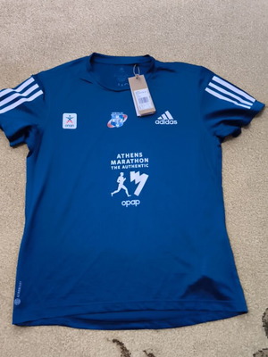 Μπλούζα Adidas επίσημη για Μαραθώνιο Αθήνας 2022 καινούργια, medium