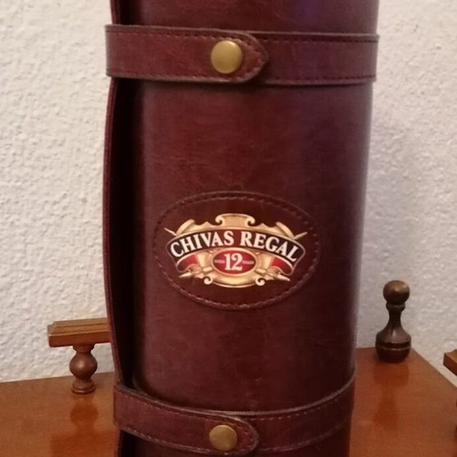 WHISKY CHIVAS 12 Years Old SEALED in Leather Case (21 Years in My Possession, 33 Years Old Today)