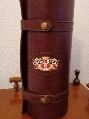 WHISKY CHIVAS 12 Years Old SEALED in Leather Case (21 Years in My Possession, 33 Years Old Today)