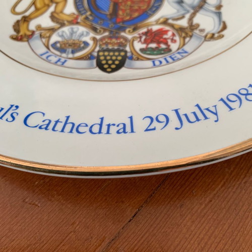 Wood & Sons Collectible Plate Royal Wedding 1981 Memorabilia