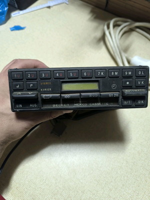 Becker Mexico Cassette Car Radio used