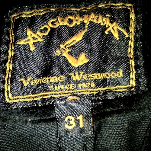 Vivienne Westwood Anglomania Black Velvet Jeans New with Tags